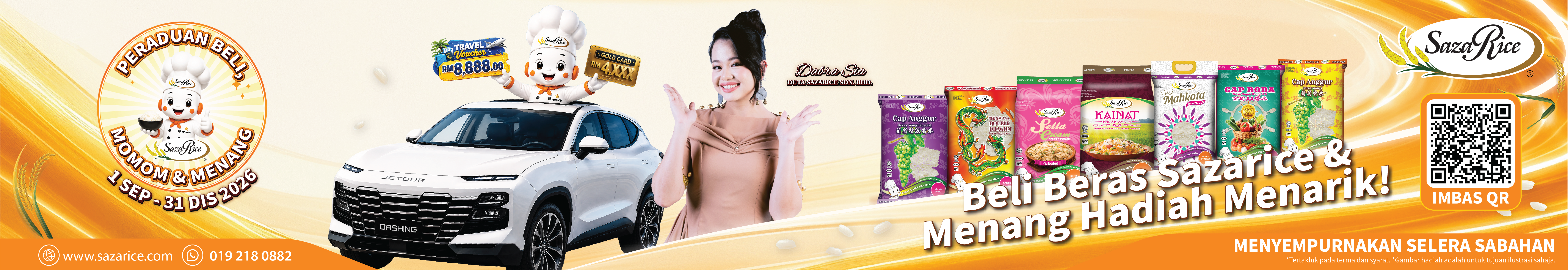 Peraduan Beli Momom & Menang Sazarice